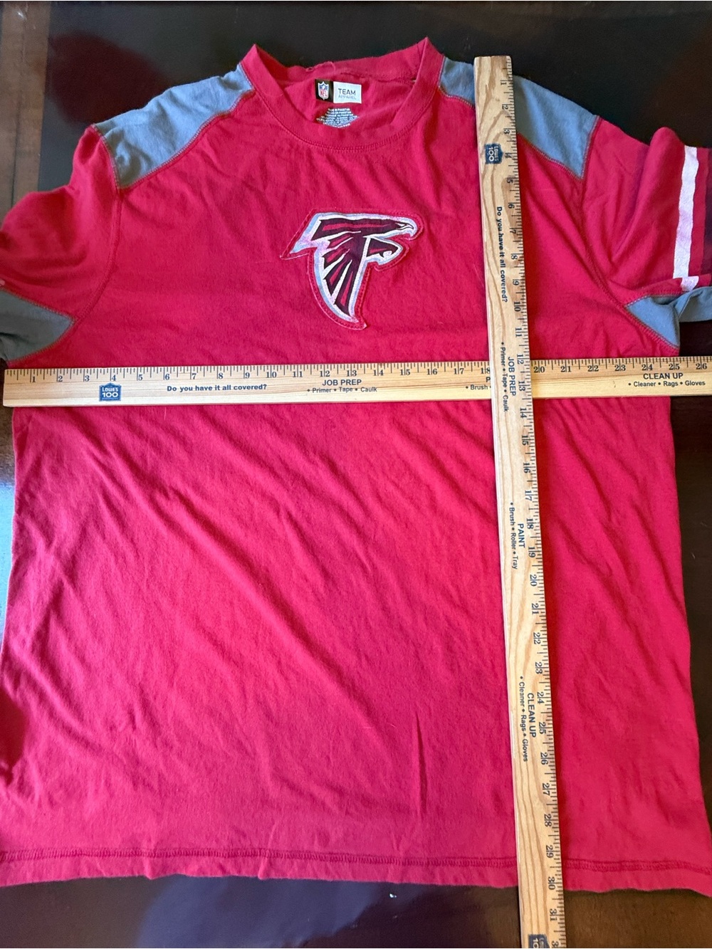 Atlanta Falcons Retro Look Long Sleeve T Shirt Sz 2XL NFL Team Apparel ATL - Picture 5 of 5